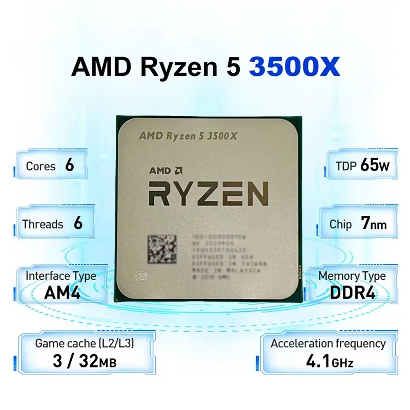 AMD Ryzen 5 3500X 3.6GHz 6 Cor - Esports Gaming Pc Build ulasan dan harga