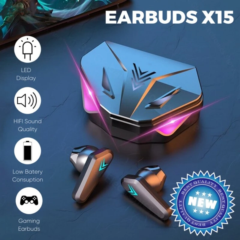 1PCS X15 TWS X15 Pro Wireless  - Esports Gaming Gear ulasan dan harga