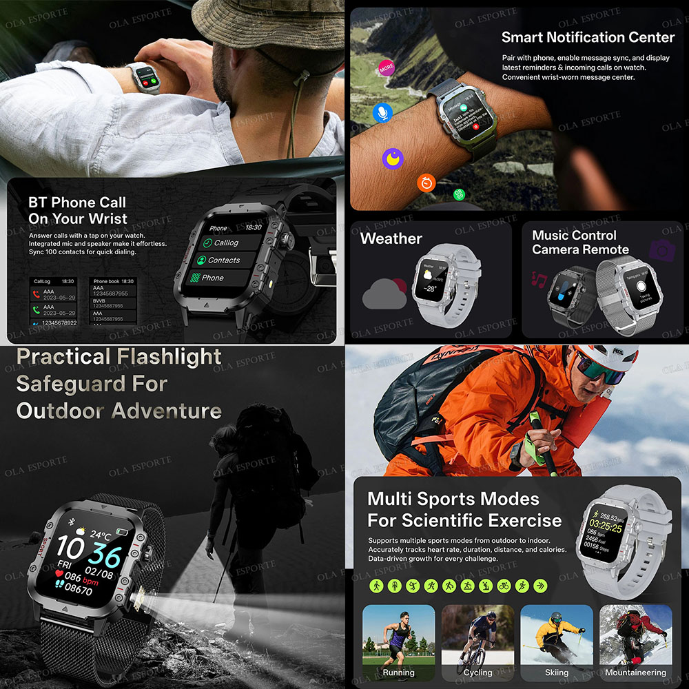 Military Outdoor Smart Watch M - Phase Esports & Gaming Festival ulasan dan harga