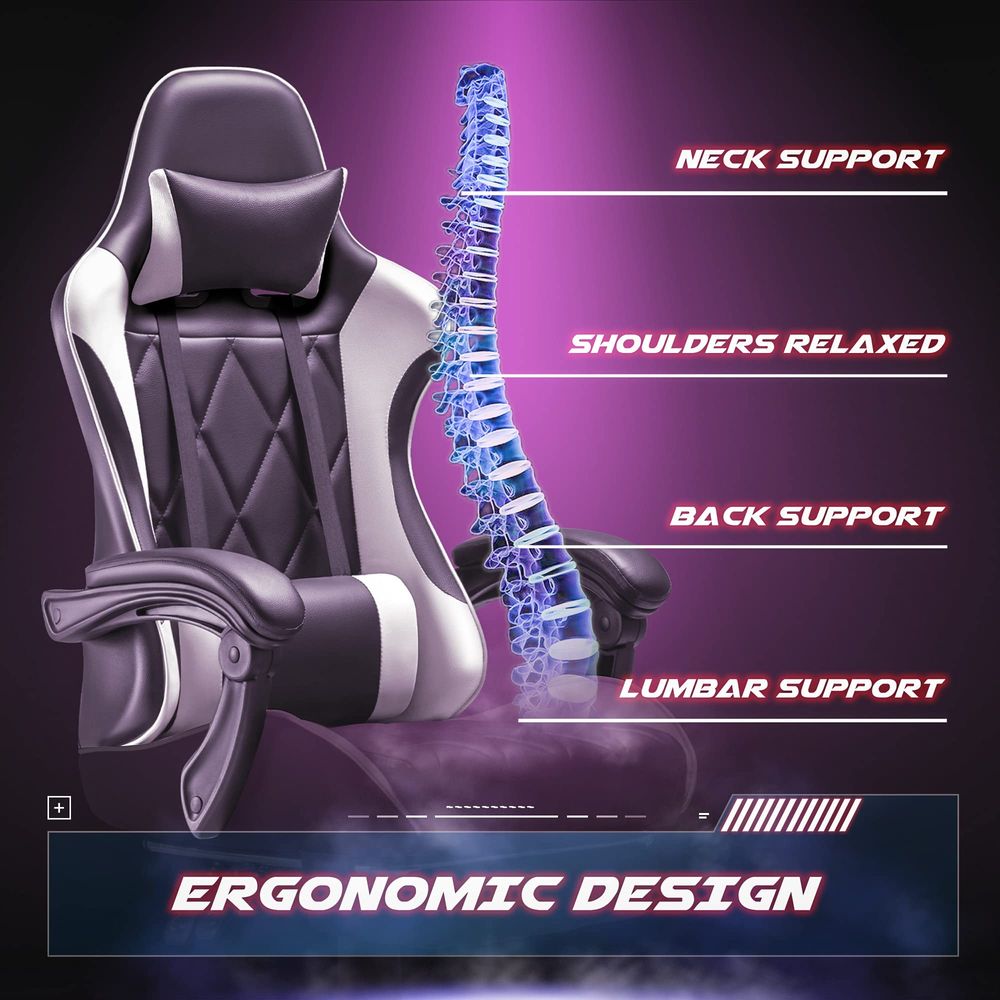 Gaming Chair, Computer Chair w - Video Gaming & Esports Usd Acc ulasan dan harga