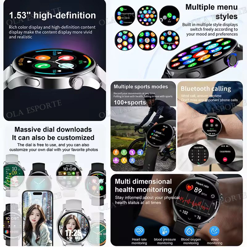 New SmartWatch for Men Women B - Phase Esports & Gaming Festival ulasan dan harga